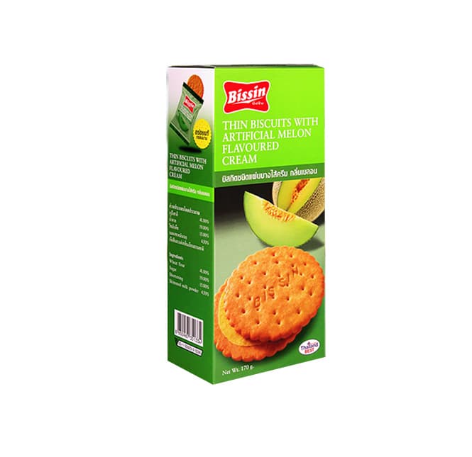 Thin Biscuits Melon Flavored Cream