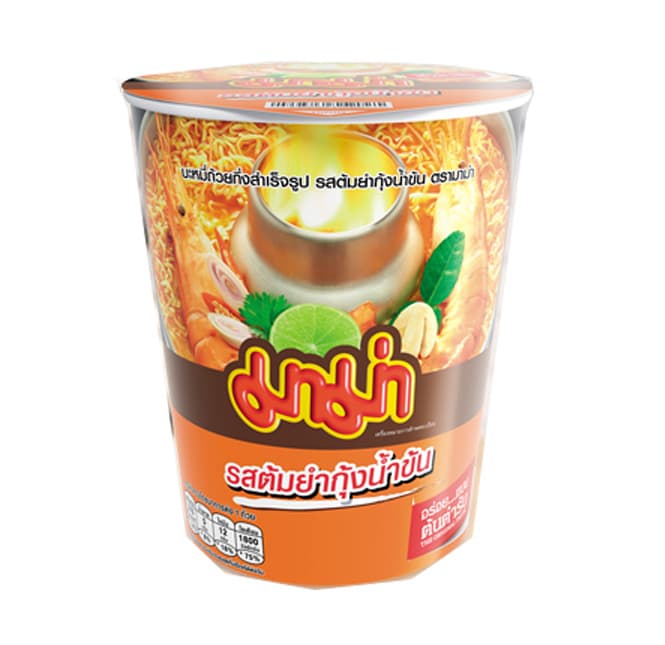 Instant Cup Noodles Shrimp Creamy Tom Yum Flavour
