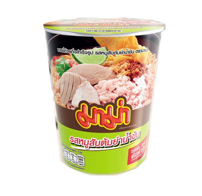 Instant Cup Noodles Creamy Tomyum Minced Pork Flavour