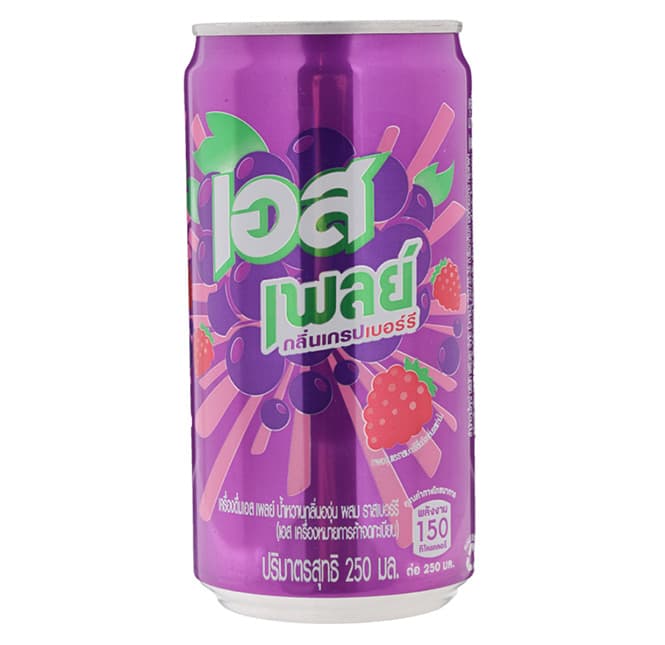 Grape Berry Flavored Soft Drink