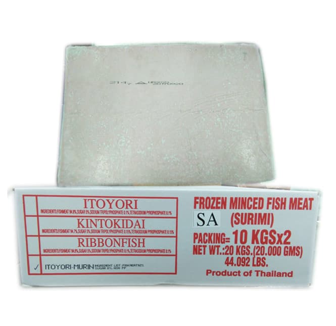 Frozen Minced Fish Meat Surimi 2x10kg