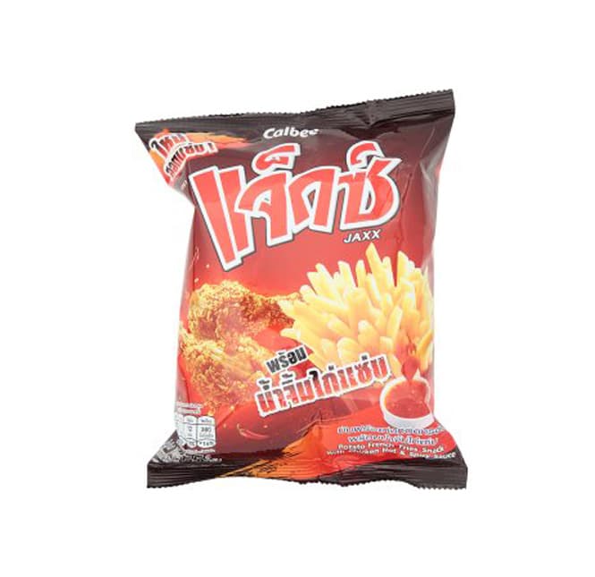 Potato French Fries Snack with Chicken Hot & Spicy Sauce