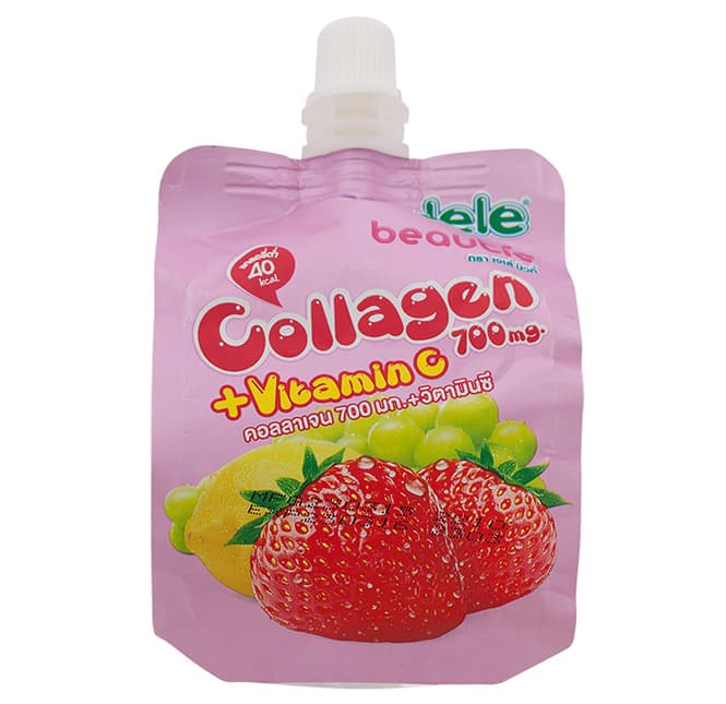 Strawberry Juice + Collagen