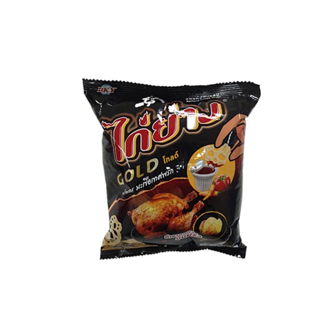 Gold Grilled Chicken Flavour Crispy Snack with Sweet Chili Sauce