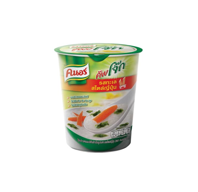 Cup Instant Jasmine Rice Congee Japanese Style Seafood