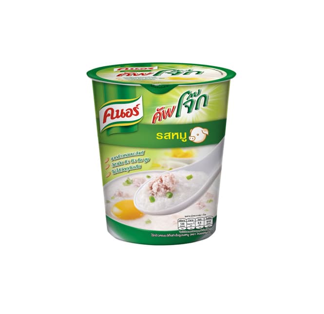 Cup Instant Jasmine Rice Congee Pork