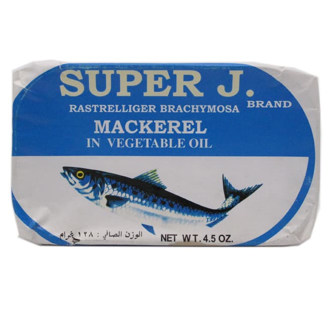 Mackerel In Vegetable Oil