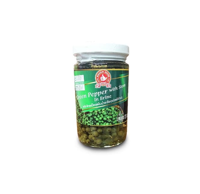 Green Pepper in Brine (with Stem)