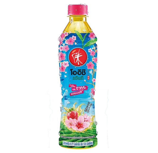 Ice Green Tea Sakura Strawberry Flavor