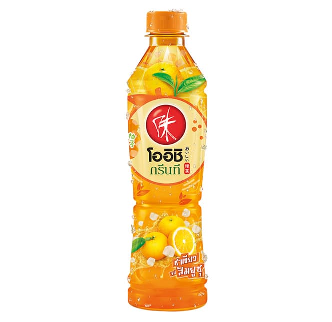 ICE GREEN TEA YUZU ORANGE FLAVOR