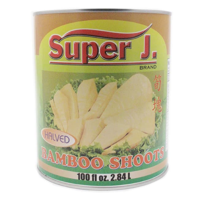 Bamboo Shoot Halved In Water