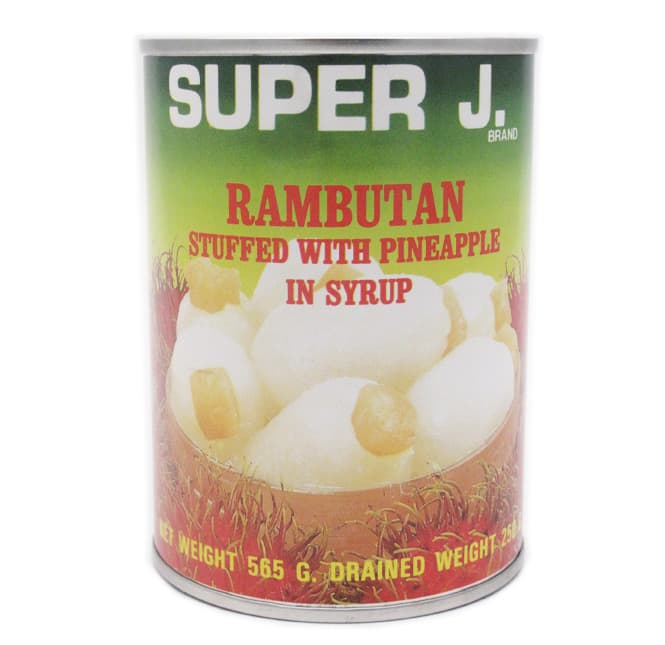 Rambutan With Pineapple In Syrup
