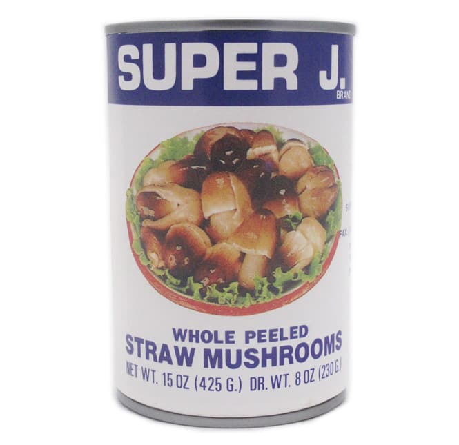 Whole Peeled Straw Mushroom In Brine