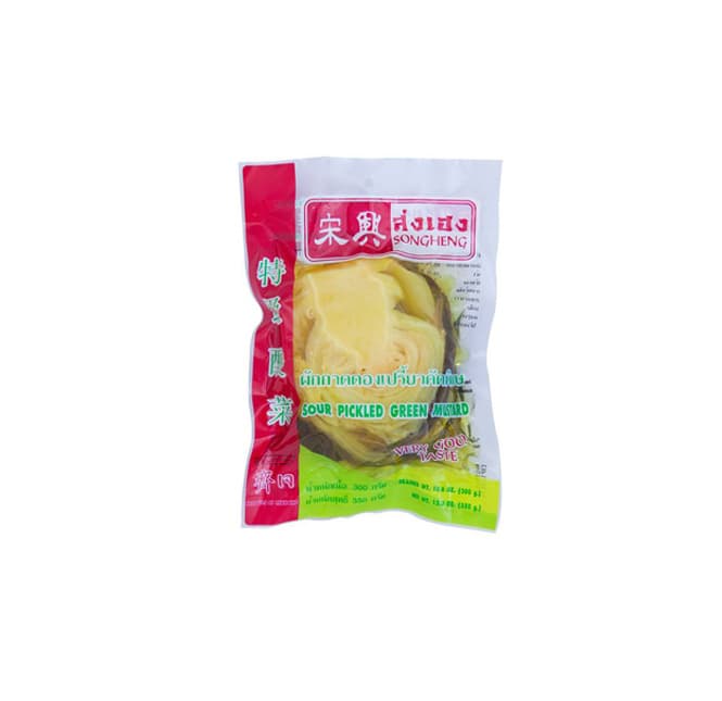 Sour Pickled Green Mustard (with Leaf) / (with Chili)